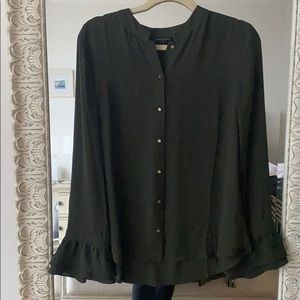 Green blouse